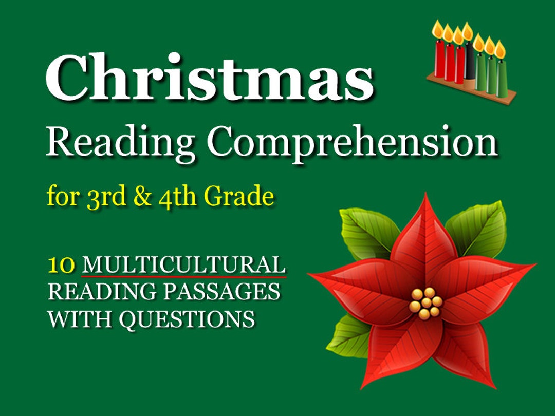 christmas-reading-comprehension-worksheets-printable-pdfs-for-3rd-or-4th-grade-etsy