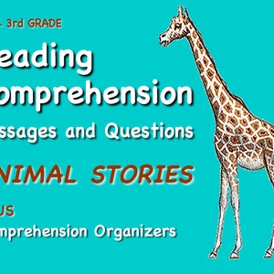 2nd and 3rd Grade Animal Stories Reading Comprehension Worksheets
