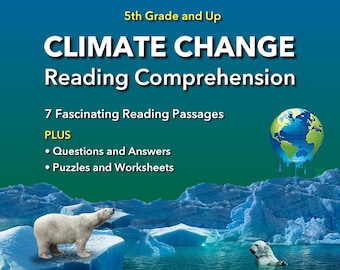 Climate Change Reading Comprehension for 5th Grade and Up