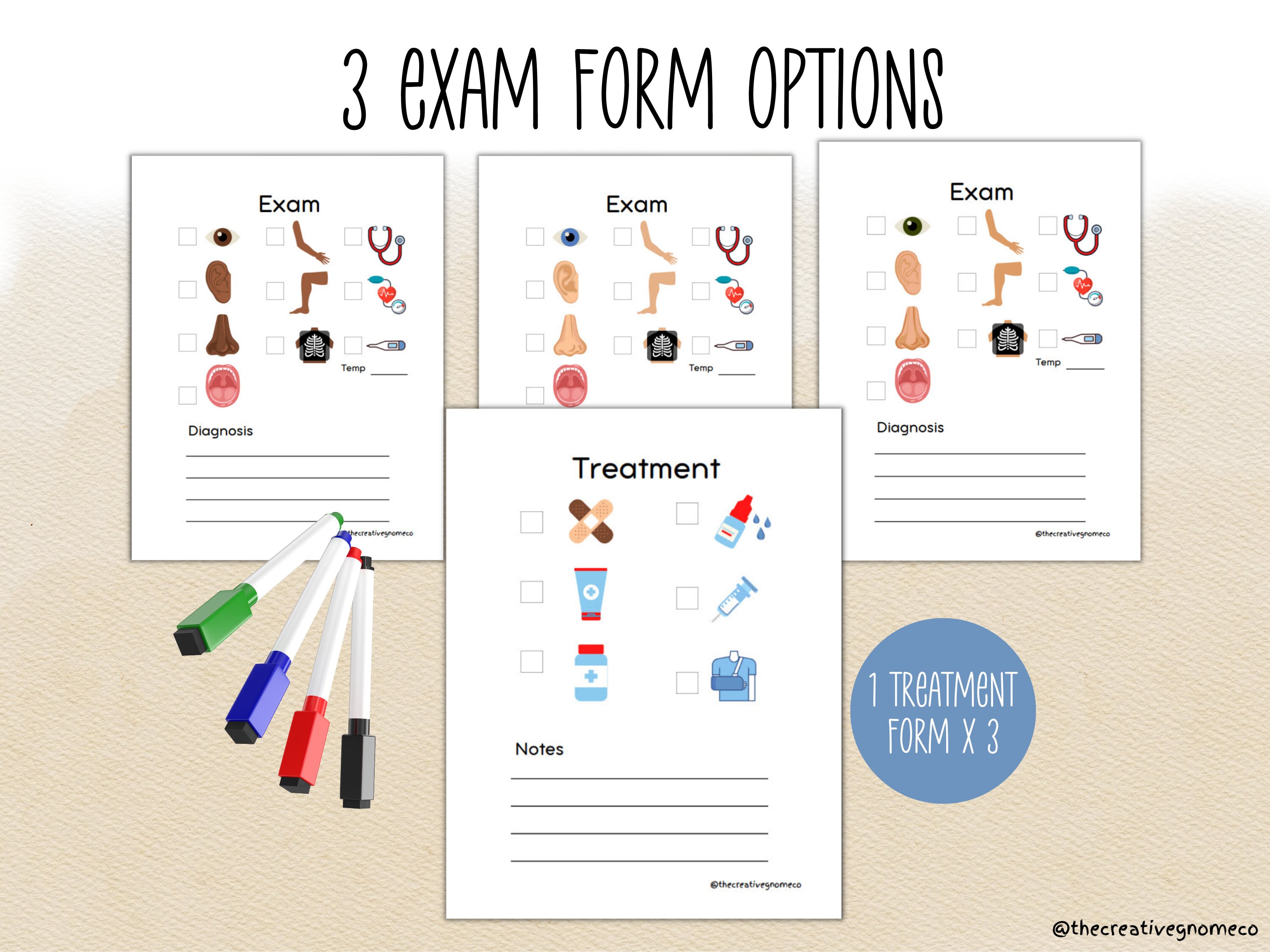 Doctor Pretend Play Printable, Hospital Pretend Play, Doctor Dramatic ...
