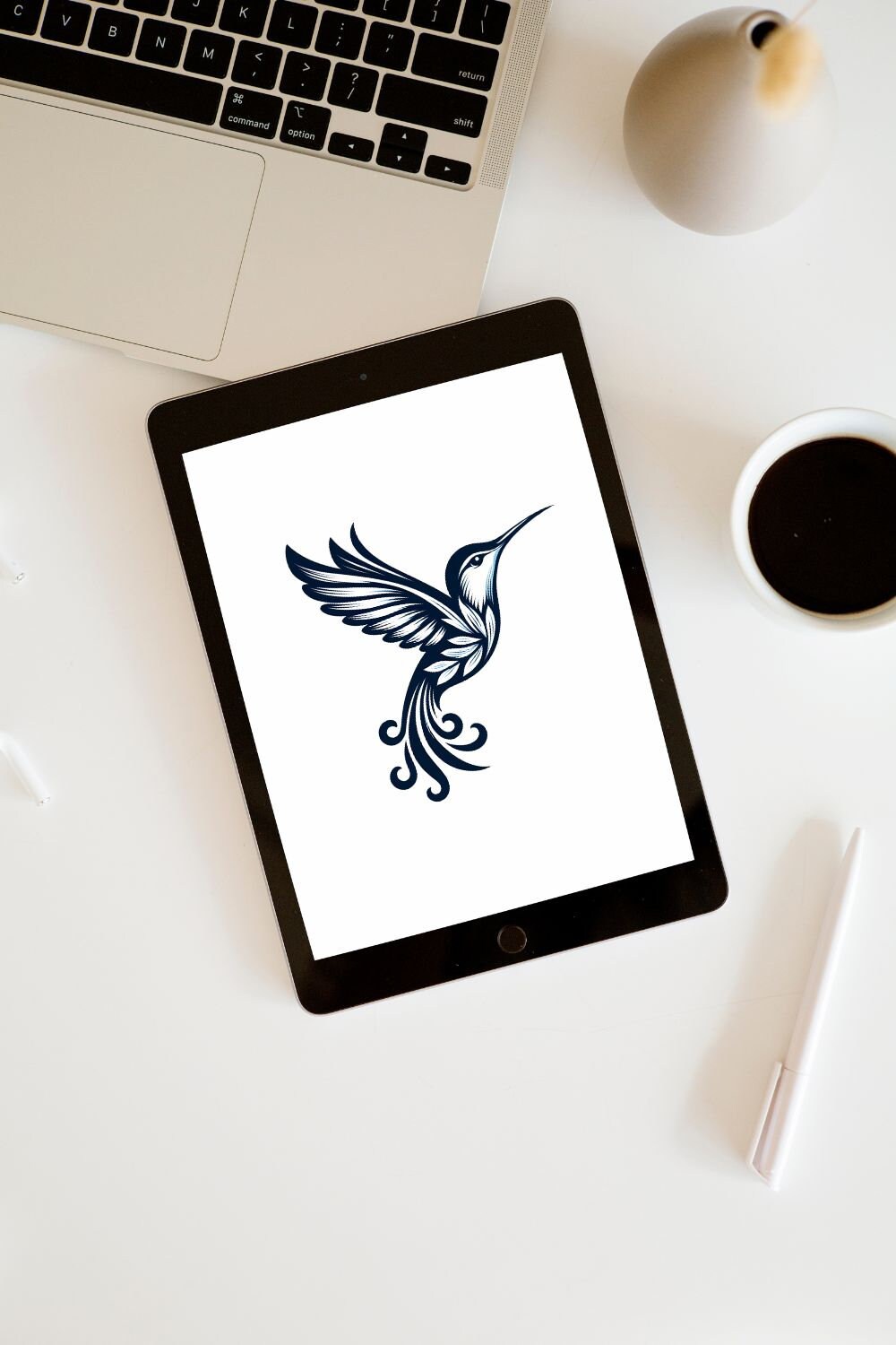 Digital Downloadable Vector Style Print of Hummingbird PNG Image and ...