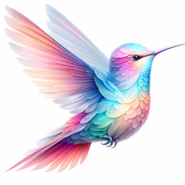Hummingbird Print - Etsy