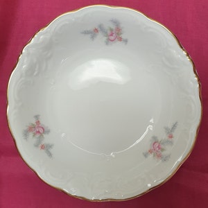 Wawel Pink Rose Fruit/Dessert Bowl