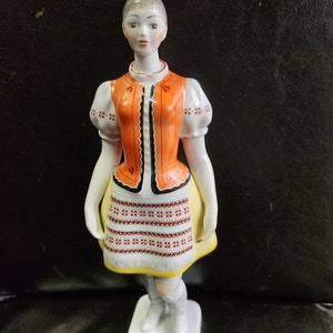 Porcelain Girl by Hollohaza Hungary