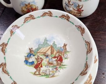 Emma Bridgewater 皿　3セット Emma Bridgewater Childrens Dining Set Sail Away Rice Husk 3 Piece