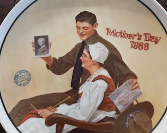 Plato coleccionable Norman Rockwell por Edwin M. Knowles