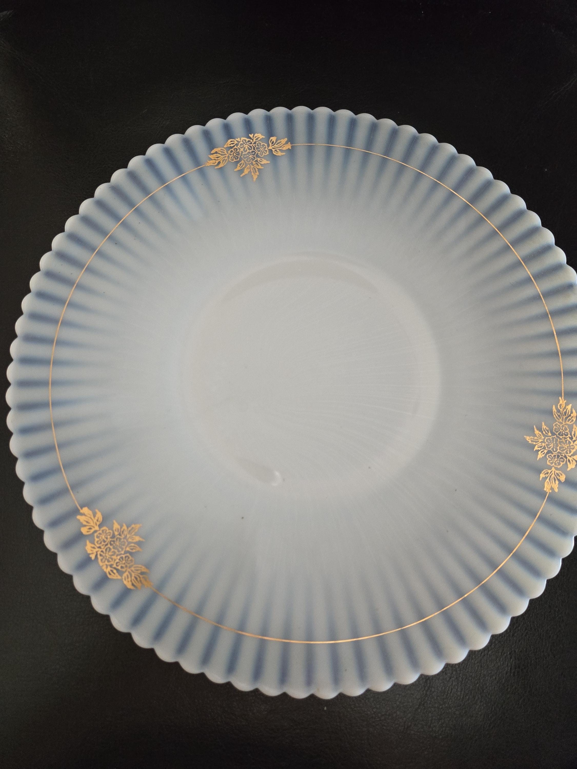 マクベス・エヴァンス リージェンシー ペタルウェア ミルクガラス