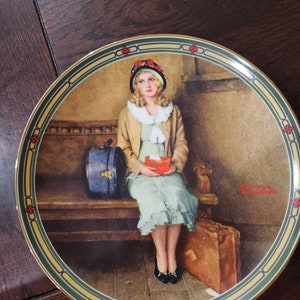 Norman Rockwell Sammelteller von Edwin M. Knowles