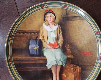 Norman Rockwell Collectible Plate by Edwin M. Knowles