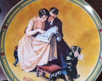 Plato coleccionable Norman Rockwell por Edwin M. Knowles
