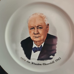 Sir Winston Churchill Collectors Plate by Western Germany