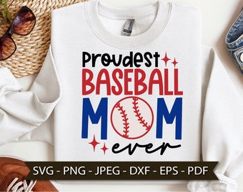 Baseball Mom SVG, Baseball SVG, Baseball Shirt SVG, Baseball Mom Life svg, Supportive Mom svg, Baseball Sport, Mom Life svg, Cut File Cricut