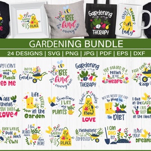 Gartenarbeit SVG Bundle, Garten SVG, Gärtner Zitat SVG, lustige Pflanze sagen svg, Sommer SVG, Plant Mom svg, Cut File für Cricut, Silhouette