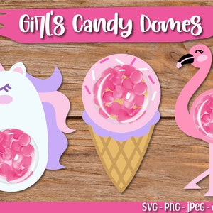 Candy Dome SVG Bundle | 3D Candy Halter SVG geschnitten Datei