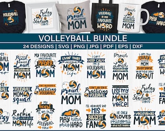 Volleyball SVG Bundle, Volleyball Shirt svg, Volleyball saying svg, Volleyball Quotes svg, Volleyball Mama svg, Cut File Cricut, SIlhouette