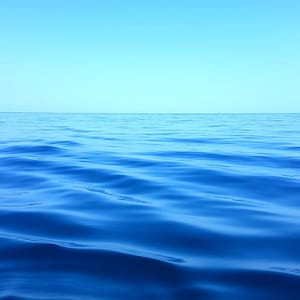 Bautiful water Art Photography &quot;Peaceful&quot; - unframed photo print, different sizes, blue water