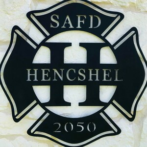 Fireman Sign, Fire Department sign, Firefighter gift, Fire Department gift, First responder gift, Custom Fire Fighter Sign, Firefighter Sign