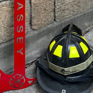 Firefighter Axe, Custom Fireman&#39;s Axe with personalized name, Firefighter gift