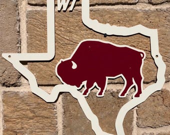 West Texas A&M Metal Sign