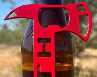Firefighter Bottle Opener, Axe Bottle Opener, Firefighter gift