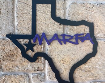 Marfa Texas Meral Sign