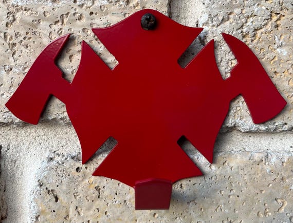 Firefighter hat hook, Fireman radio hook, firefighter gift