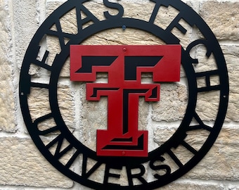 Texas Tech Metal Sign, Texas Tech Gift, Red Raider Sign
