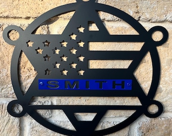 Sheriff sign, custom LEO gift