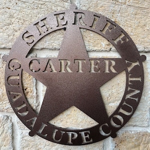 Sheriff Sign, Sheriff Officer Sign, Sheriff retirement gift