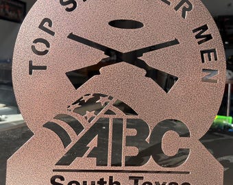 Tournament Trophies, Ceremony Awards, clay shoot metal sign, Golf awards