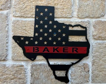 Texas Firefighter Sign