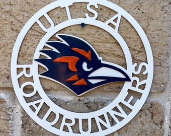 UTSA Roadrunners Metal Sign, Roadrunner gift