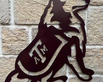 Texas A&M Metal Sign, Aggie Sign, Aggie gift