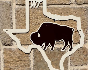West Texas A&M Metal Sign