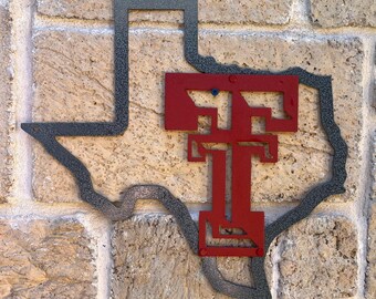 Texas Tech Metal Sign, Texas Tech Gift, Red Raider Sign