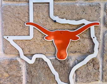 Texas Longhorn Sign, UT gift, University of Texas