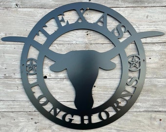 Longhorn sign, Texas Longhorn Sign