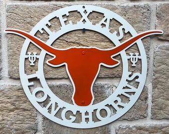 Texas Longhorn Sign, UT gift, University of Texas