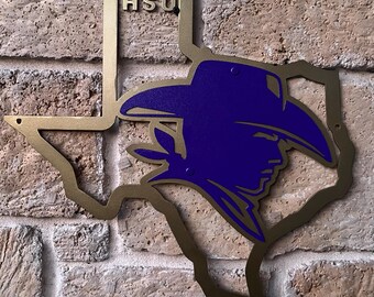Hardin Simmons University Metal Sign, HSU Gift,