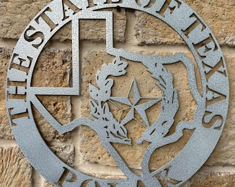 State of Texas Seal Metal Sign, Texas State Seal, Seal Of Texas