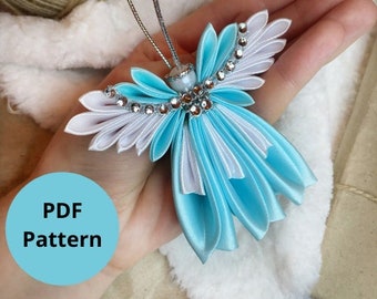 Angel ornament, homemade ornaments, homemade crafts, PDF pattern, Easy Christmas decor DIY, Angel pattern, DIY Angel, New Year Angel pdf