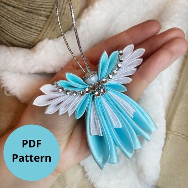 Angel ornament, homemade ornaments, homemade crafts, PDF pattern, Easy Christmas decor DIY, Angel pattern, DIY Angel, New Year Angel pdf