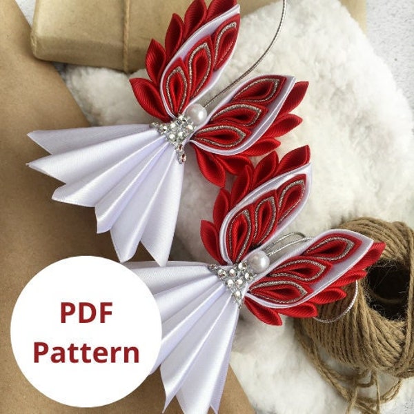 Angel ornament, homemade ornaments, homemade crafts, PDF pattern, Easy Christmas decor DIY, Angel pattern, DIY Angel,