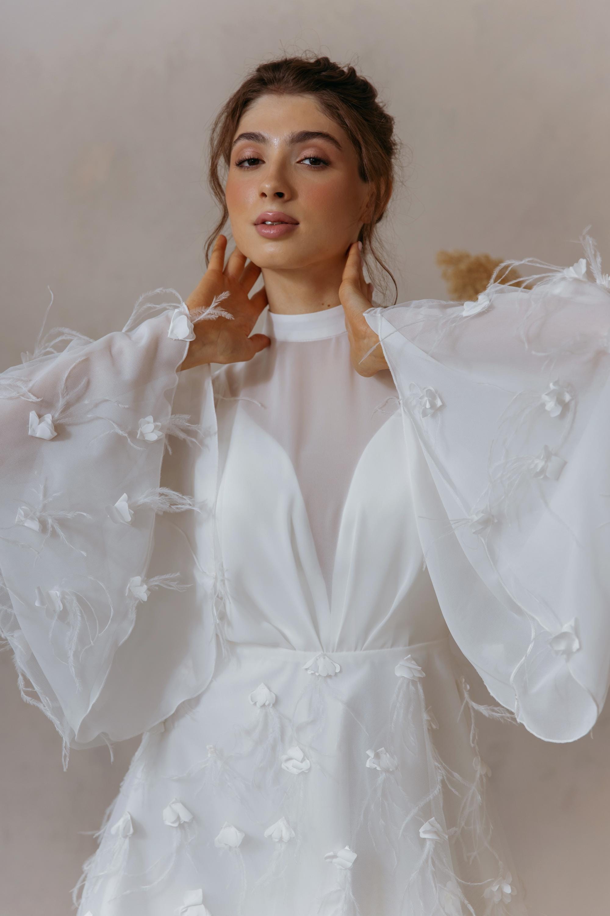70s wedding dress short 24 Gorgeous 70's Inspired Wedding Dresses To Make A Fashion Statement At  Your Wedding  Blog Wezoree