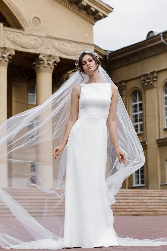 simple modest wedding dress