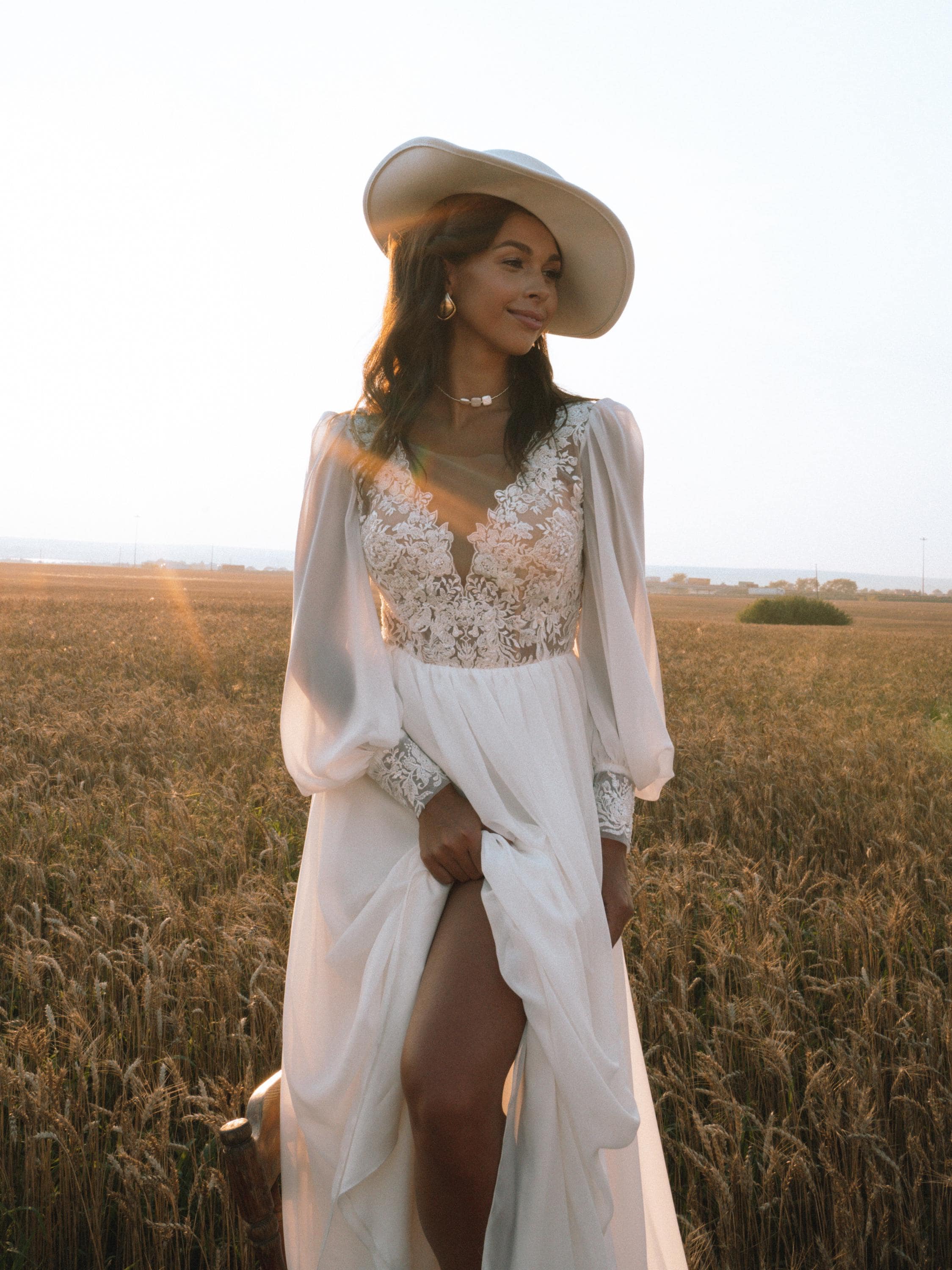 ハーリップトゥ Murcia Chiffon Shirt Dress white Murcia Chiffon Shirt Dress