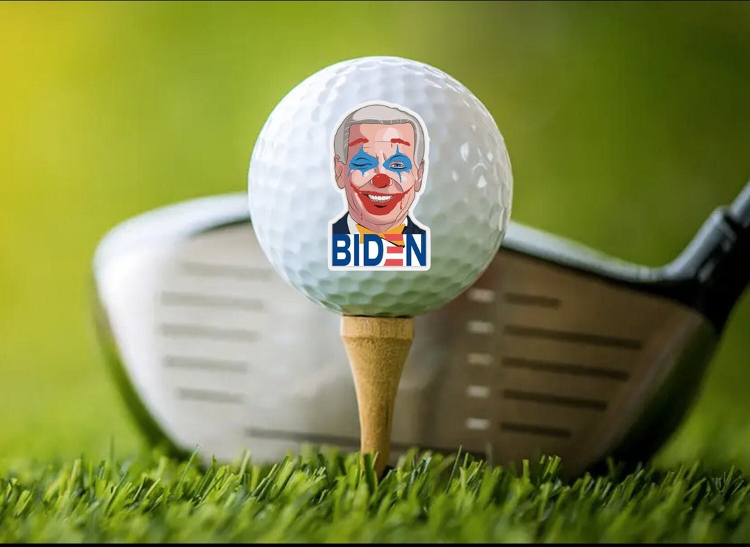 Biden Golf Ball, Golf Ball Gag Gift, Golf Gift, Golfer Gift, Funny Gift
