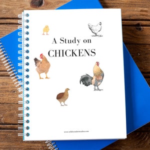 A Charlotte Mason inspired educational animal study on chickens for homeschool education and learning resources.