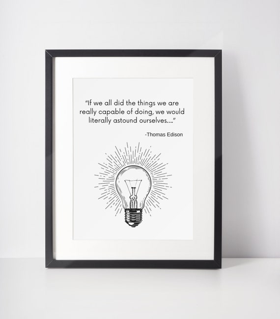 Inventor's T-Shirt, Thomas Edison Shirt, Graduate's Tee Inventor's T-Shirt, Thomas Edison Shirt, Graduate's Tee