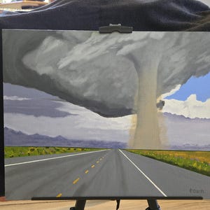 Tornado - Original Oil Painting